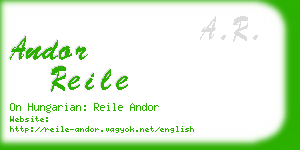 andor reile business card